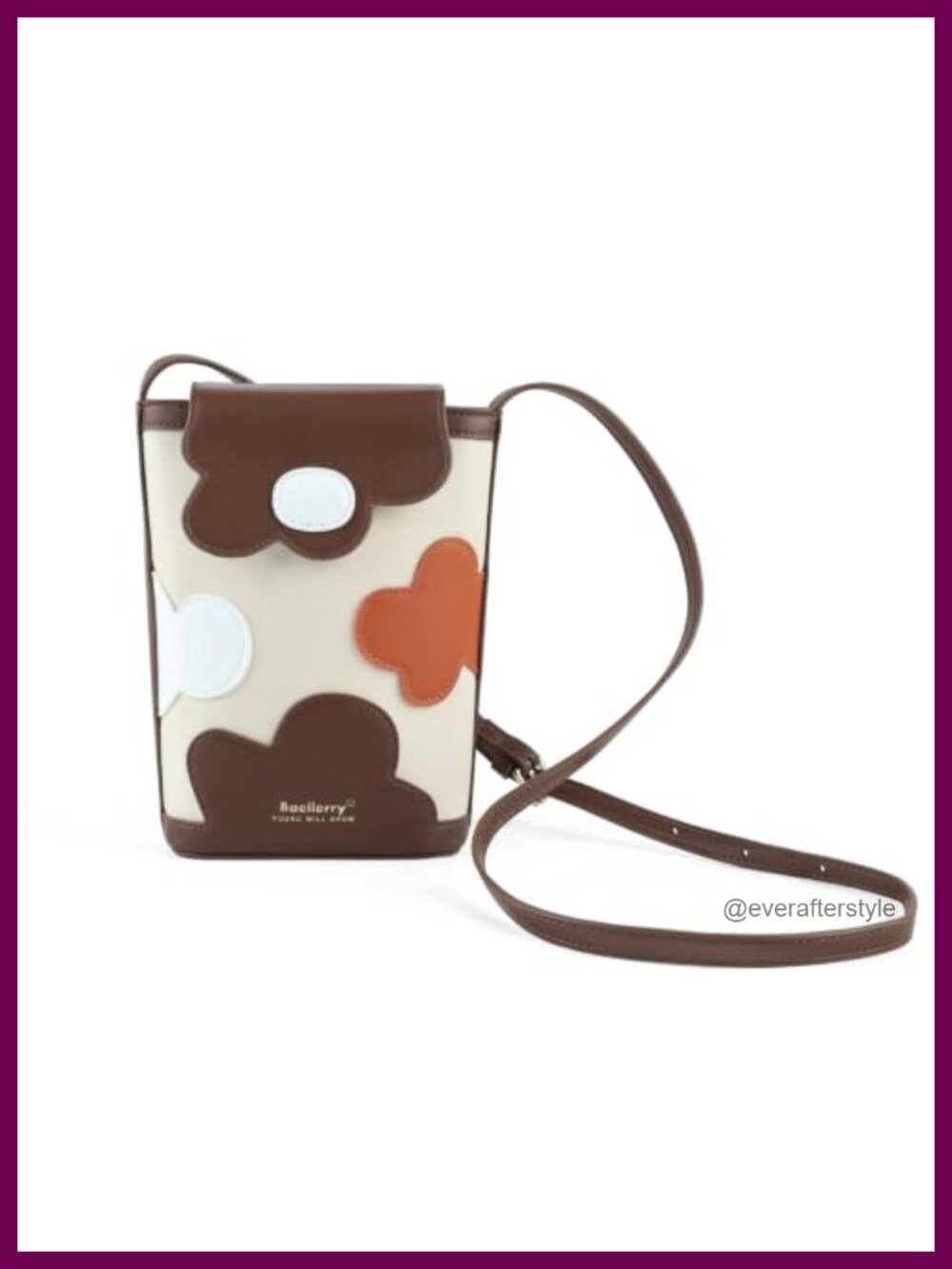 Small Cute Cell Phone Purse Mini Crossbody Bag Vegan Leather Women